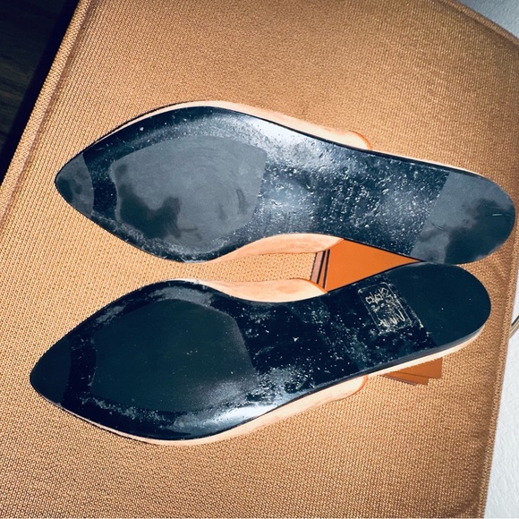 Jenni Kayne Chic Minimalist Camel Suede Mule Flats Made in Italy Retail$395 - Picture 5 of 5